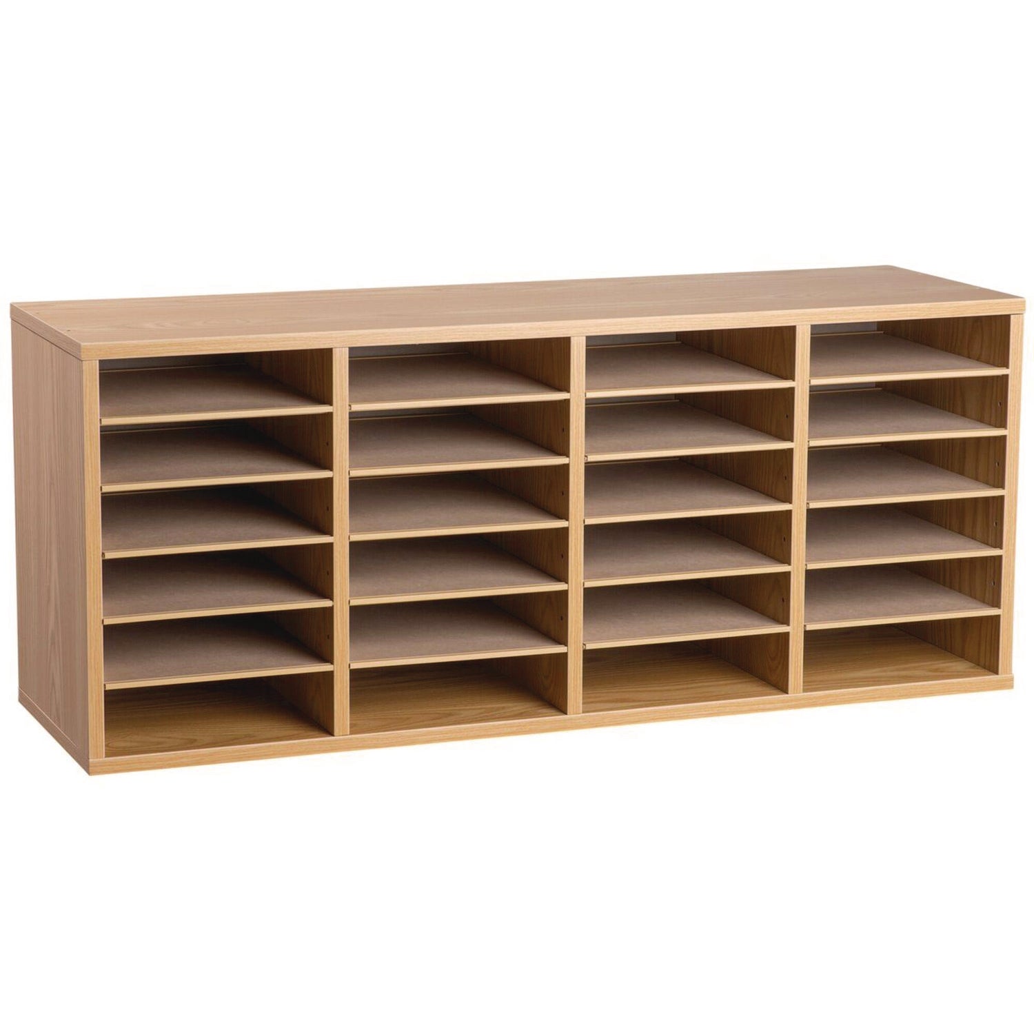 adiroffice-wood-adjustable-24-compartment-literature-organizer-24-sections-letter-size-39-3-x-11-8-x-16-3-medium-oak-alhi50024meo_1